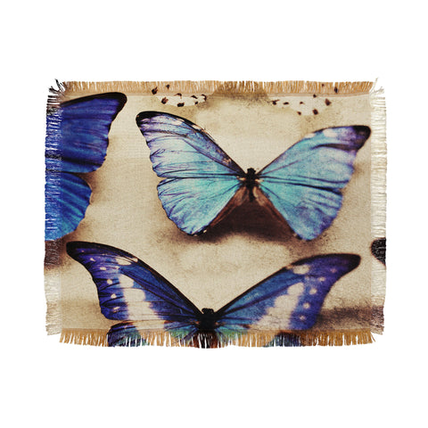 Chelsea Victoria Blue Jeans Throw Blanket