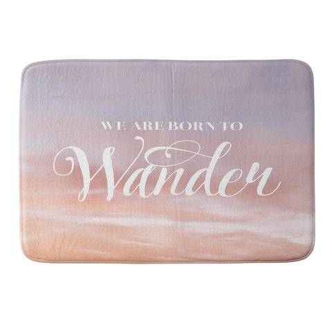 Chelsea Victoria Born to Wander Memory Foam Bath Mat