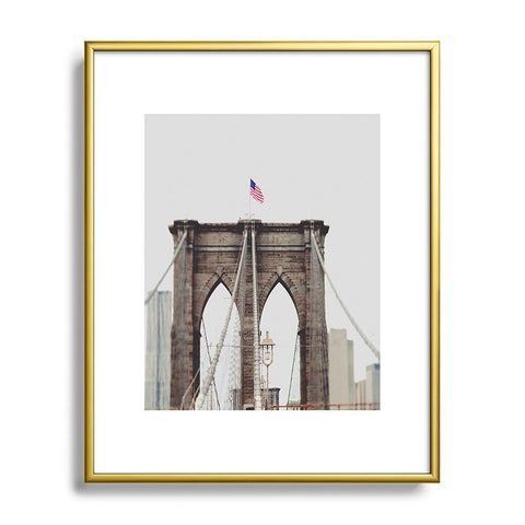 Chelsea Victoria Brooklyn Brave Metal Framed Art Print