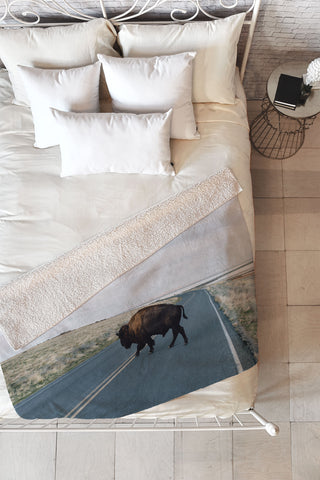 Chelsea Victoria Buffalo Bill Fleece Throw Blanket