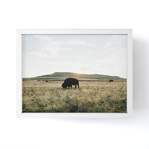 Chelsea Victoria Buffalo Sunset Framed Mini Art Print