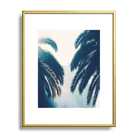Chelsea Victoria California Blue Metal Framed Art Print