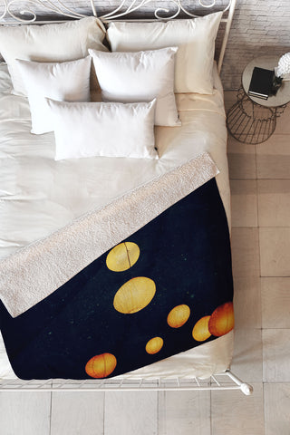 Chelsea Victoria Dancing In The Starlight Fleece Throw Blanket