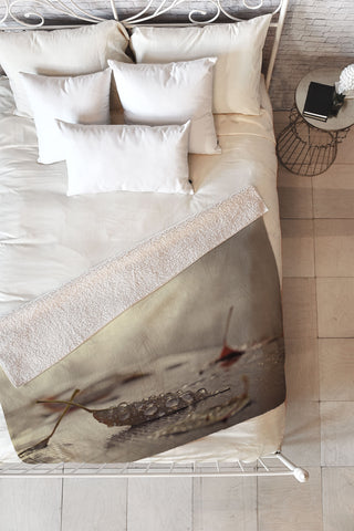 Chelsea Victoria December Mornings Fleece Throw Blanket