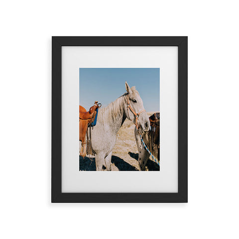 Chelsea Victoria Desert Horse Framed Art Print