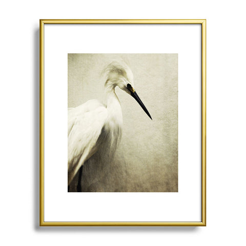 Chelsea Victoria Egret To See You Metal Framed Art Print