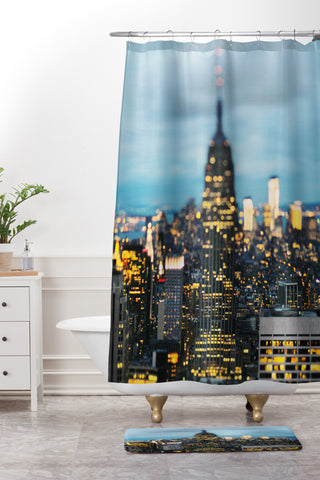 Chelsea Victoria Empire State Of Mind Shower Curtain And Mat
