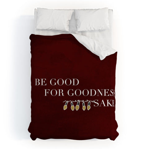 Chelsea Victoria For Goodness Sake Duvet Cover
