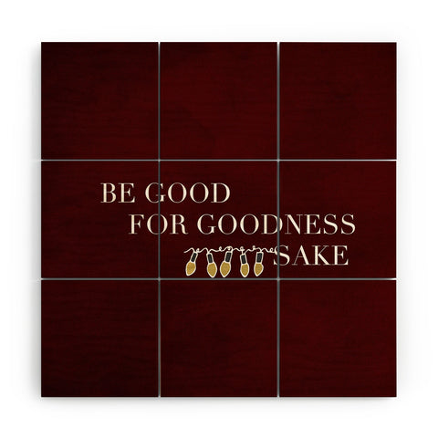 Chelsea Victoria For Goodness Sake Wood Wall Mural