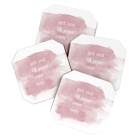 Chelsea Victoria Get Out Of Your Own Way Coaster Set