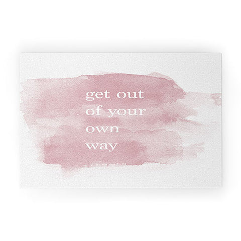 Chelsea Victoria Get Out Of Your Own Way Welcome Mat