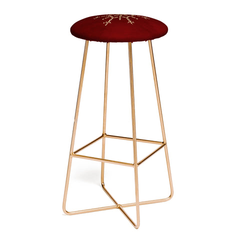 Chelsea Victoria Gold Snowflake No 2 Bar Stool