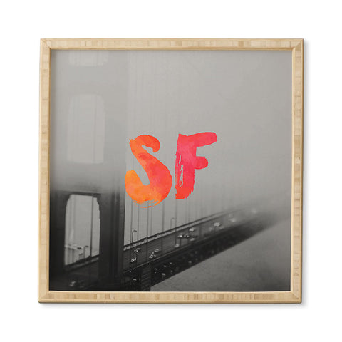 Chelsea Victoria Golden Gate Noir Framed Wall Art
