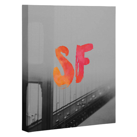 Chelsea Victoria Golden Gate Noir Art Canvas