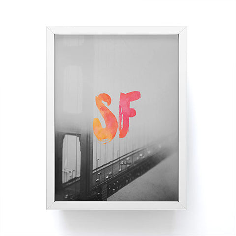 Chelsea Victoria Golden Gate Noir Framed Mini Art Print