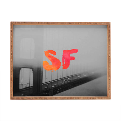Chelsea Victoria Golden Gate Noir Rectangular Tray