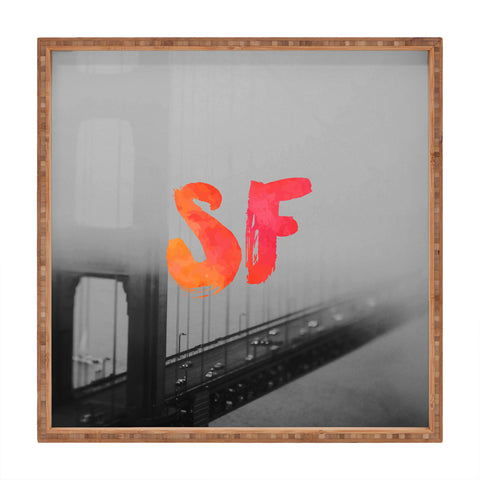 Chelsea Victoria Golden Gate Noir Square Tray