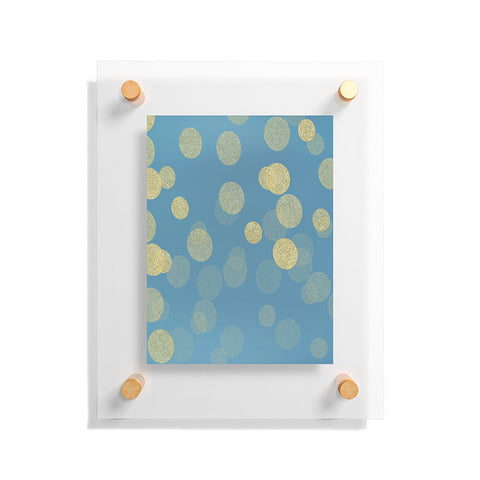 Chelsea Victoria Golden Rain Floating Acrylic Print