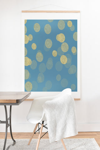 Chelsea Victoria Golden Rain Art Print And Hanger