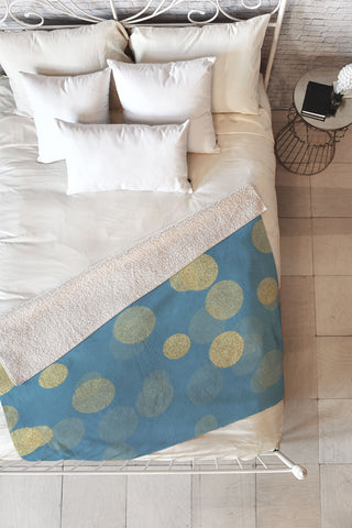 Chelsea Victoria Golden Rain Fleece Throw Blanket