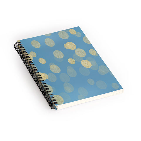 Chelsea Victoria Golden Rain Spiral Notebook