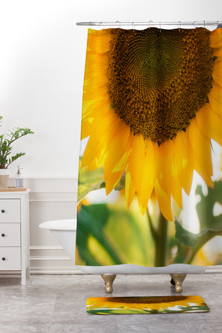 Chelsea Victoria Good Day Sunshine Shower Curtain And Mat