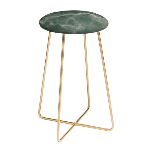 Chelsea Victoria Green Marble Counter Stool