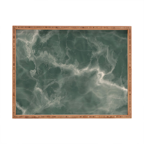 Chelsea Victoria Green Marble Rectangular Tray