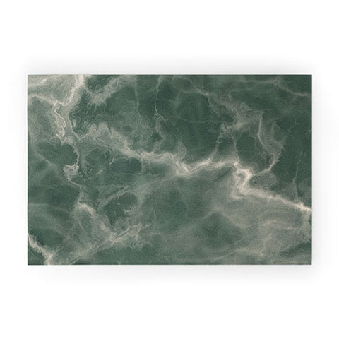 Chelsea Victoria Green Marble Welcome Mat