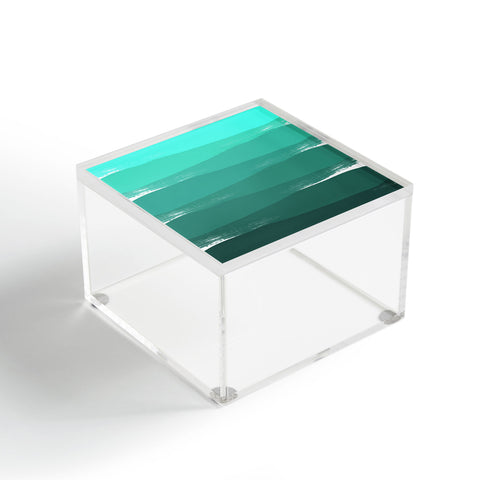 Chelsea Victoria Green Ombre Acrylic Box