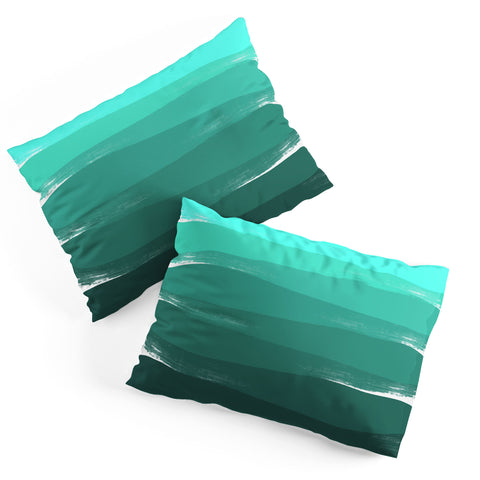 Chelsea Victoria Green Ombre Pillow Shams