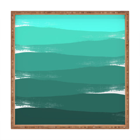 Chelsea Victoria Green Ombre Square Tray