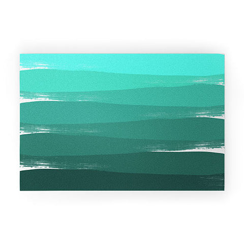 Chelsea Victoria Green Ombre Welcome Mat