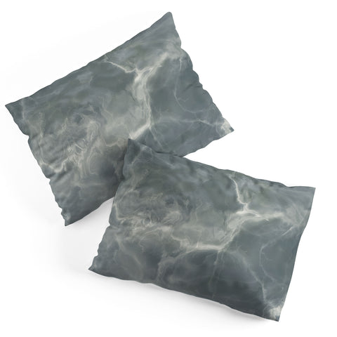 Chelsea Victoria Grey Marble 2 Pillow Shams