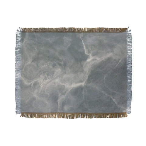 Chelsea Victoria Grey Marble 2 Throw Blanket