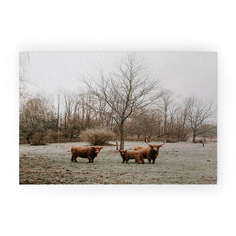 Chelsea Victoria Highland Cows Welcome Mat