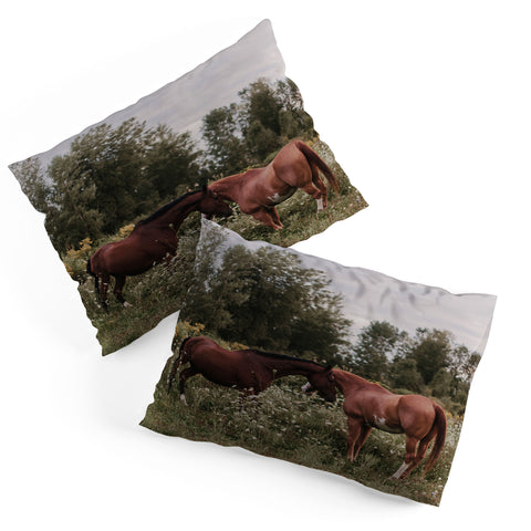 Chelsea Victoria Horses in The Field Pillow Shams