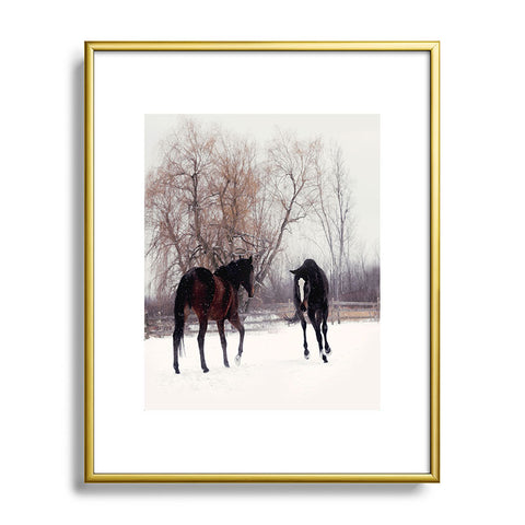 Chelsea Victoria Horsing Around Metal Framed Art Print