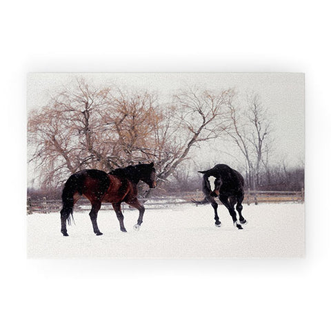 Chelsea Victoria Horsing Around Welcome Mat