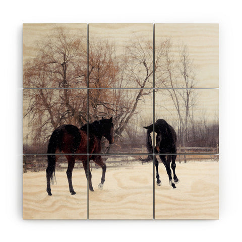 Chelsea Victoria Horsing Around Wood Wall Mural