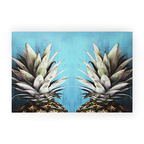 Chelsea Victoria How About Them Pineapples Welcome Mat