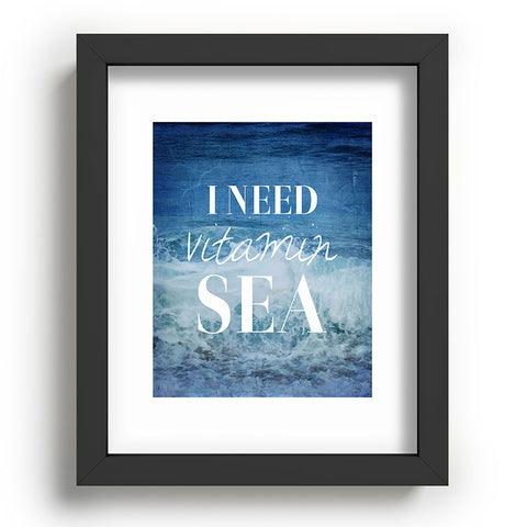 Chelsea Victoria I Need Vitamin Sea Recessed Framing Rectangle