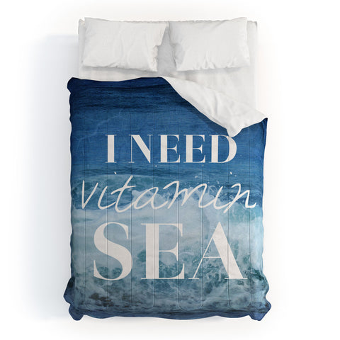 Chelsea Victoria I Need Vitamin Sea Comforter
