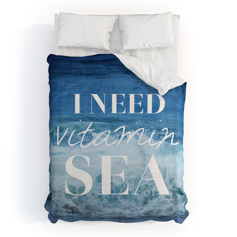 Chelsea Victoria I Need Vitamin Sea Duvet Cover