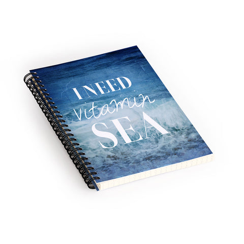Chelsea Victoria I Need Vitamin Sea Spiral Notebook