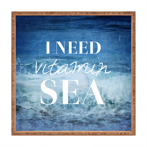 Chelsea Victoria I Need Vitamin Sea Square Tray