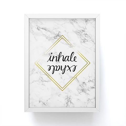 Chelsea Victoria inhale exhale Framed Mini Art Print