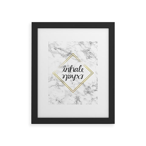 Chelsea Victoria inhale exhale Framed Art Print