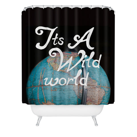 Chelsea Victoria Its a Wild World Shower Curtain