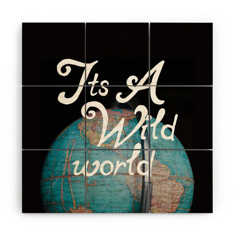 Chelsea Victoria Its a Wild World Wood Wall Mural
